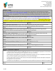 Auto Transportation Authority Application - Washington, Page 8