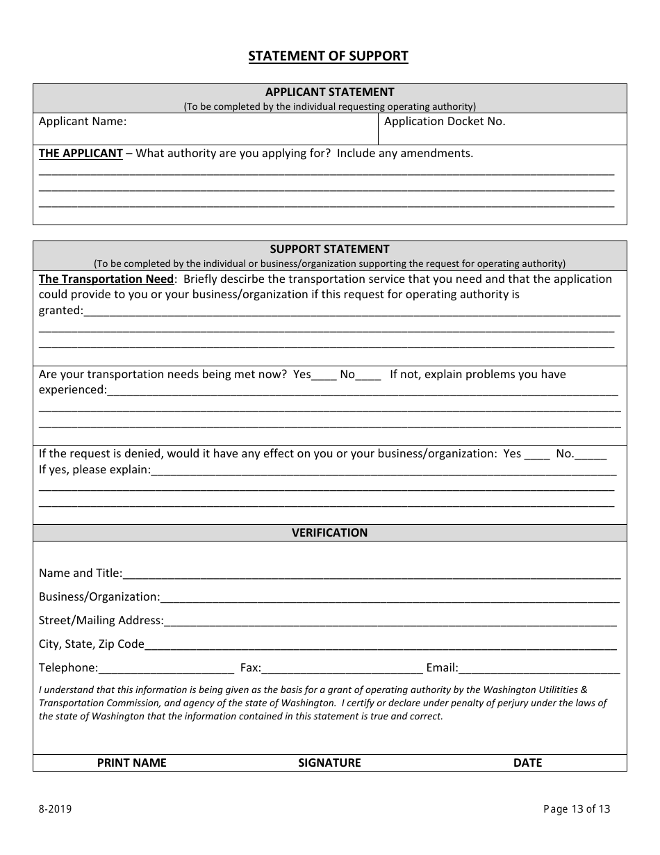 Commercial Ferry Application - Washington, Page 13