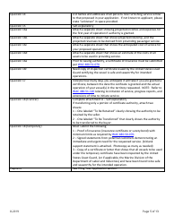 Commercial Ferry Application - Washington, Page 5