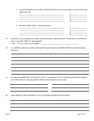 Commercial Ferry Application - Washington, Page 9