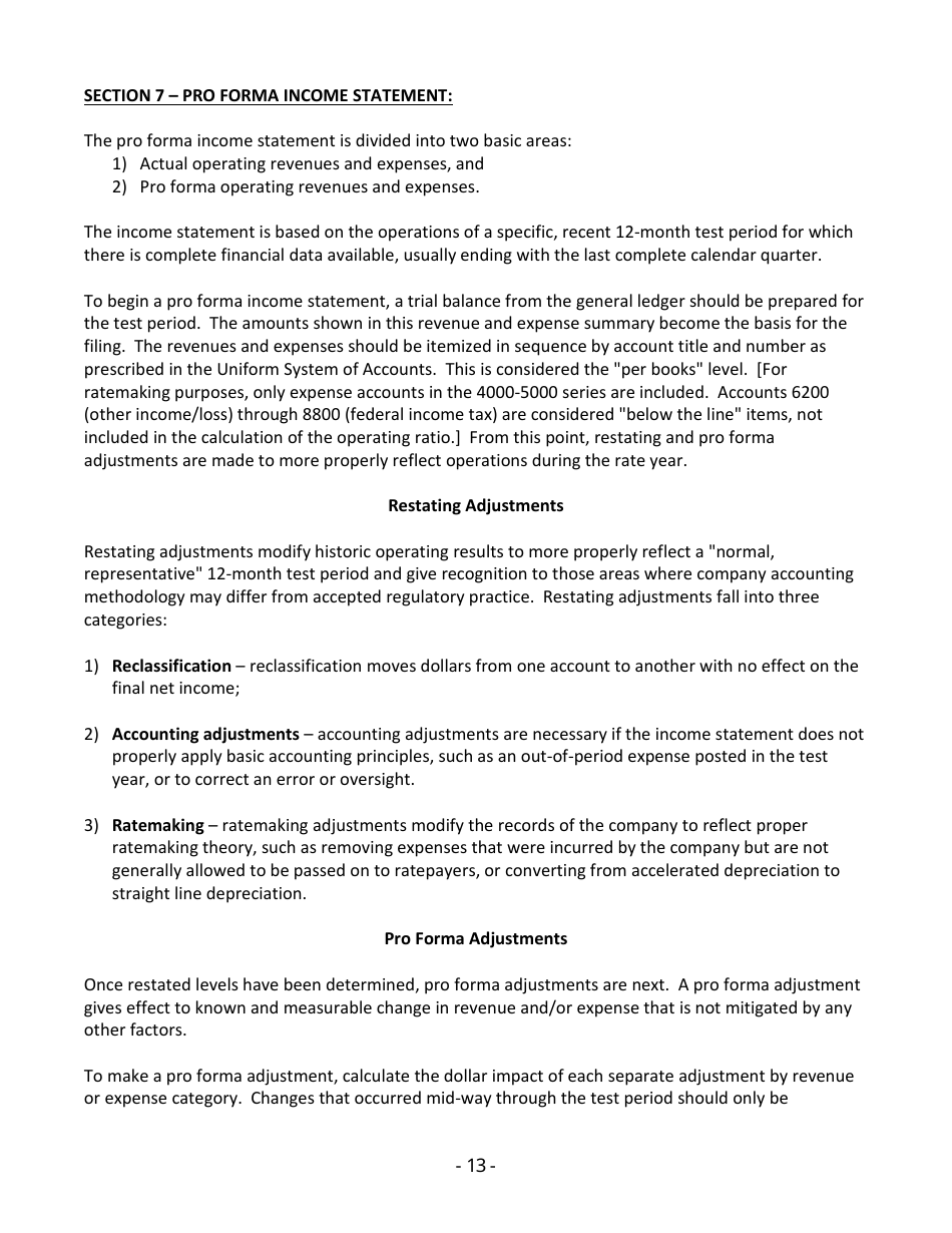 Washington Instructions for Filing a New Solid Waste Tariff or Amend an ...