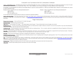 Form 53-C Consumer&#039;s Use Tax Return - Missouri, Page 4