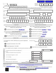 Form MO-7004 Application for Extension of Time to File - Missouri