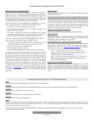 Form MO-7004 Application for Extension of Time to File - Missouri, Page 2