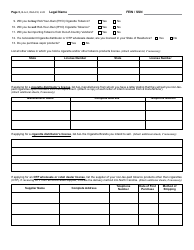 Form B-A-2 Application or Update to an Existing Application for Cigarette Distributor's License and Tobacco Products (Other Than Cigarettes) License - North Carolina, Page 4
