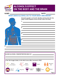 Document preview: Alcohol's Effect on the Body and the Brain - Virginia