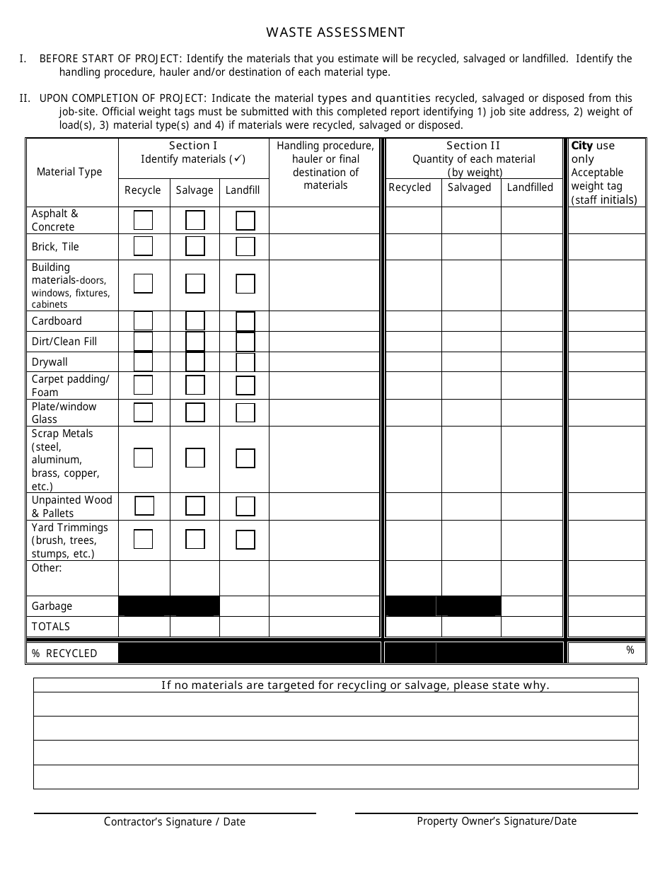 Construction and Demolition Debris Recycling Waste Management Plan (Wmp) - City of Chico, California, Page 2