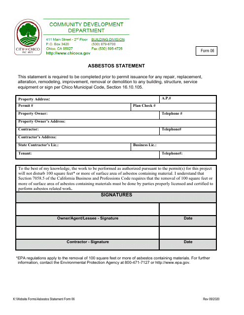 Form 06  Printable Pdf