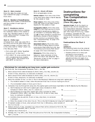 Instructions for Form 38, SFN28707 Fiduciary Income Tax Return - North Dakota, Page 8