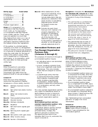 Instructions for Form 58, SFN28703 Partnership Income Tax Return - North Dakota, Page 13