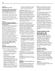 Instructions for Form 60, SFN28717 S Corporation Income Tax Return - North Dakota, Page 12