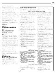 Instructions for Form 60, SFN28717 S Corporation Income Tax Return - North Dakota, Page 15
