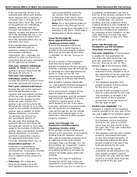 Instructions for Form SFN28706 Schedule RZ Renaissance Zone Income Exemption and Tax Credits - North Dakota, Page 7