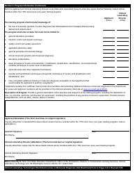 Clinical Laboratory Technologist Form 4 Attestation of Training Program Content in Molecular Diagnosis Not Restricted to Molecular Diagnosis Included in Genetic Testing-Molecular and Molecular Oncology for Employment in Cancer Centers and Designated Teaching Hospitals - New York, Page 2