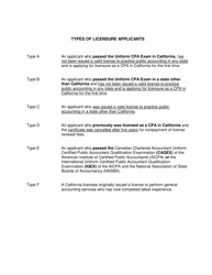 Form 11A-29A Certificate of General Experience (Private Industry or Government) - California, Page 2