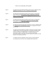 Form 11A-31 Request for the Board&#039;s Acknowledgment of Licensee&#039;s Completion of Attest Experience - California, Page 2