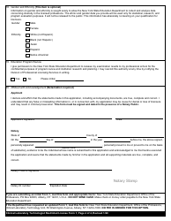 Clinical Laboratory Technologist Form 1 Application for Restricted Licensure - New York, Page 4