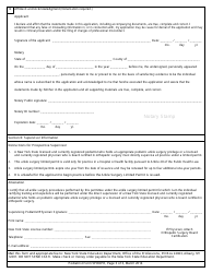 Podiatrist Ankle Surgery Privilege Form 5PODPR Application for Ankle Surgery Limited Permit - New York, Page 3