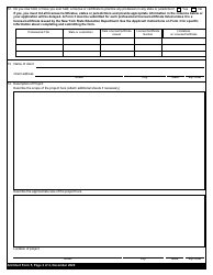 Architect Form 5 Application for Limited Permit for Non-resident Architect - New York, Page 2