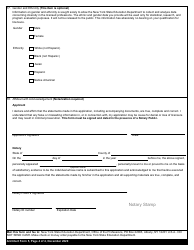 Architect Form 5 Application for Limited Permit for Non-resident Architect - New York, Page 4