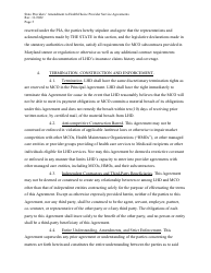 State Providers&#039; Amendment to Healthchoice Provider Service Agreements - Maryland, Page 5