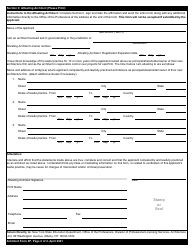Architect Form 4P Attestation of 10 Years of Lawful Practice Outside New York State as Principal/Shareholder/Owner of Firm - New York, Page 2