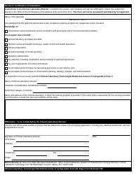 Clinical Laboratory Technologist Restricted License Form 4A Certification of Completion of a Training Program in Cytogenetics - New York, Page 2