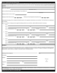 Architect Form 4L Attestation of Lawful Practice Outside New York State as an Architect - New York, Page 2