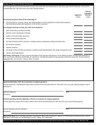 Clinical Laboratory Technologist Restricted License Form 4 Attestation of Training Program Content in Flow Cytometry/Cellular Immunology - New York, Page 2