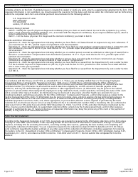 Form EE-1 Worker's Claim for Benefits Under the Energy Employees Occupational Illness Compensation Program Act, Page 2
