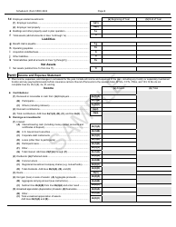 Form 5500 Schedule H Financial Information - Sample, Page 2