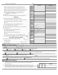 Form 5500 Schedule H Financial Information - Sample, Page 3