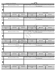 Form 5500 Schedule G Financial Transaction Schedules - Sample, Page 2