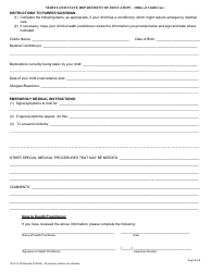 Form OCC1214 Emergency Form - Maryland, Page 2