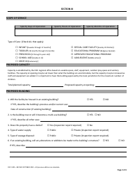 Form OCC1200 Child Care Facility - Application for License/Letter of Compliance - Maryland, Page 2