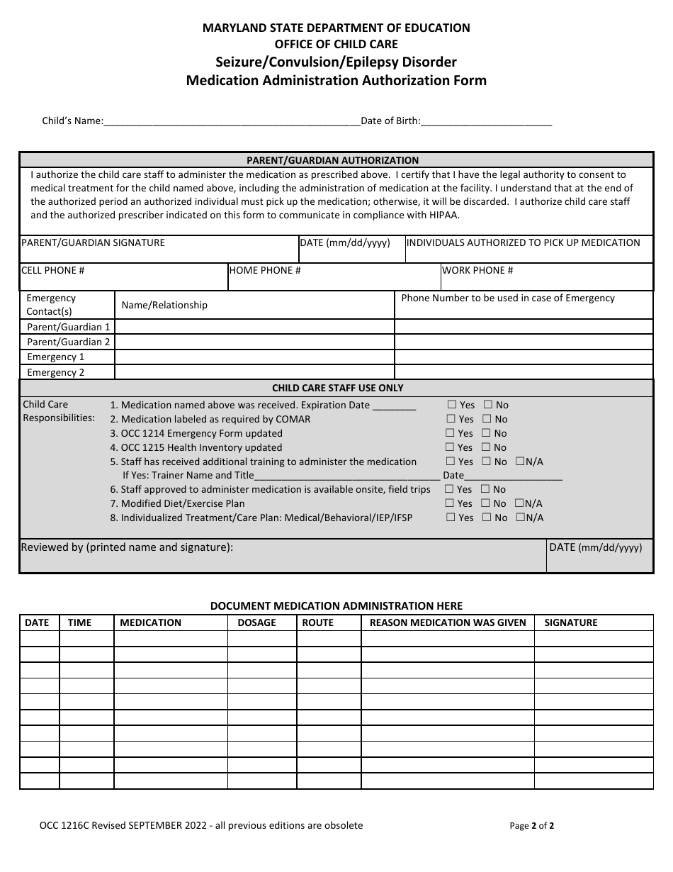 Form Occ1216c Fill Out Sign Online And Download Fillable Pdf