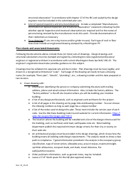 Factory-Built Commercial Buildings - Plan Submittal Checklist - Washington, Page 2