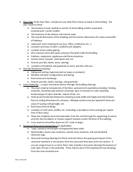 Factory-Built Commercial Buildings - Plan Submittal Checklist - Washington, Page 3