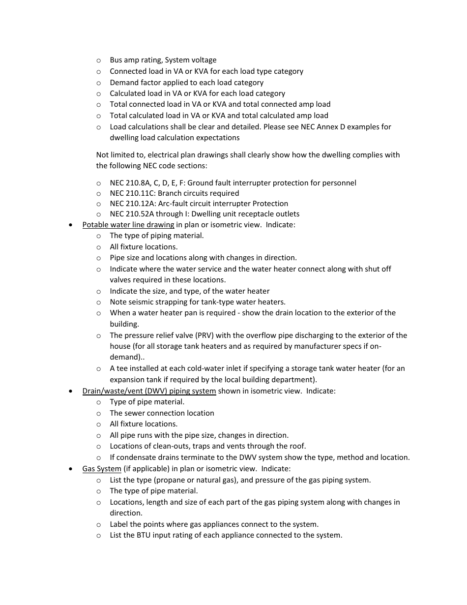 Factory Built Residential Buildings - Plan Submittal Checklist - Washington, Page 7