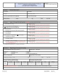 Form DOC.231.21C Circumstance Change Form - Child Care Scholarship Program - Maryland