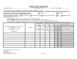 Form 6972 Change in Scope - Request Authorization - Virginia, Page 2