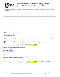 Internship Application - Virginia, Page 4