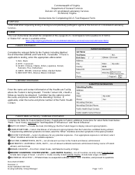 Document preview: Instructions for Form 16857 Dcls Test Request Form - Virginia