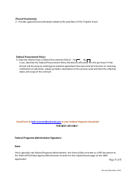 Request Approval Form for Capital Assets Non-construction Project Using Federal Allocations - Nebraska, Page 3