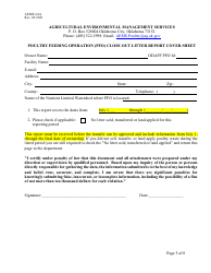 Form AEMS141A Poultry Feeding Operation Transfer Application - Oklahoma, Page 5