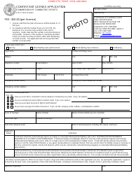 Document preview: Form SFN11720 Contestant License Application - North Dakota