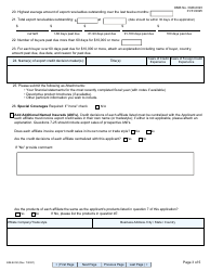 Form EIB-92-50 Application for Short-Term Multi-Buyer, Page 3