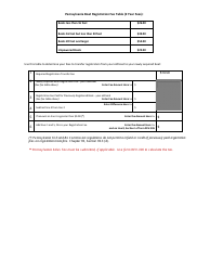 Form PFBC-R4 Application for Transfer of Registration Fee to a Newly Acquired Boat - Pennsylvania, Page 2