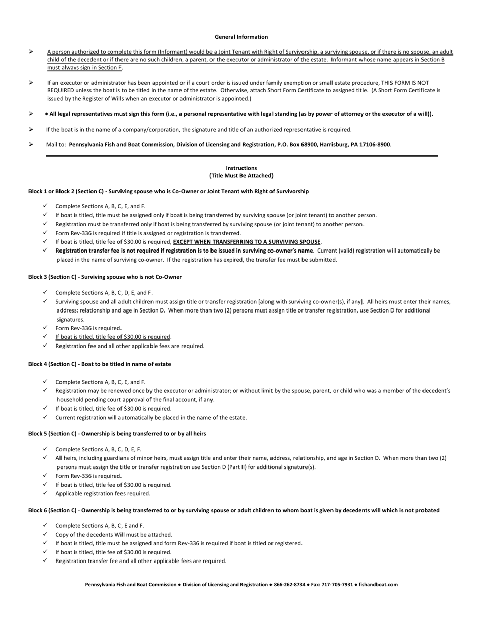 Form PFBC-T8 Download Printable PDF or Fill Online Notification of ...