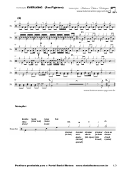 Foo Fighters - Everlong Drums Sheet Music, Page 2